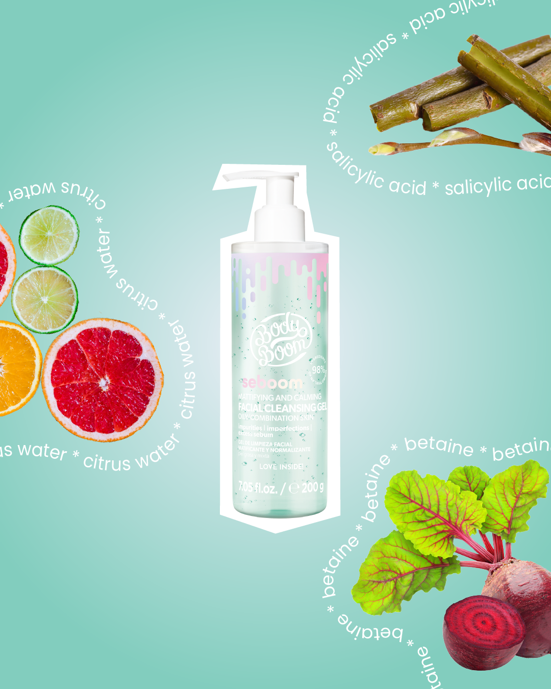Mattifying and Calming Facial Cleansing Gel