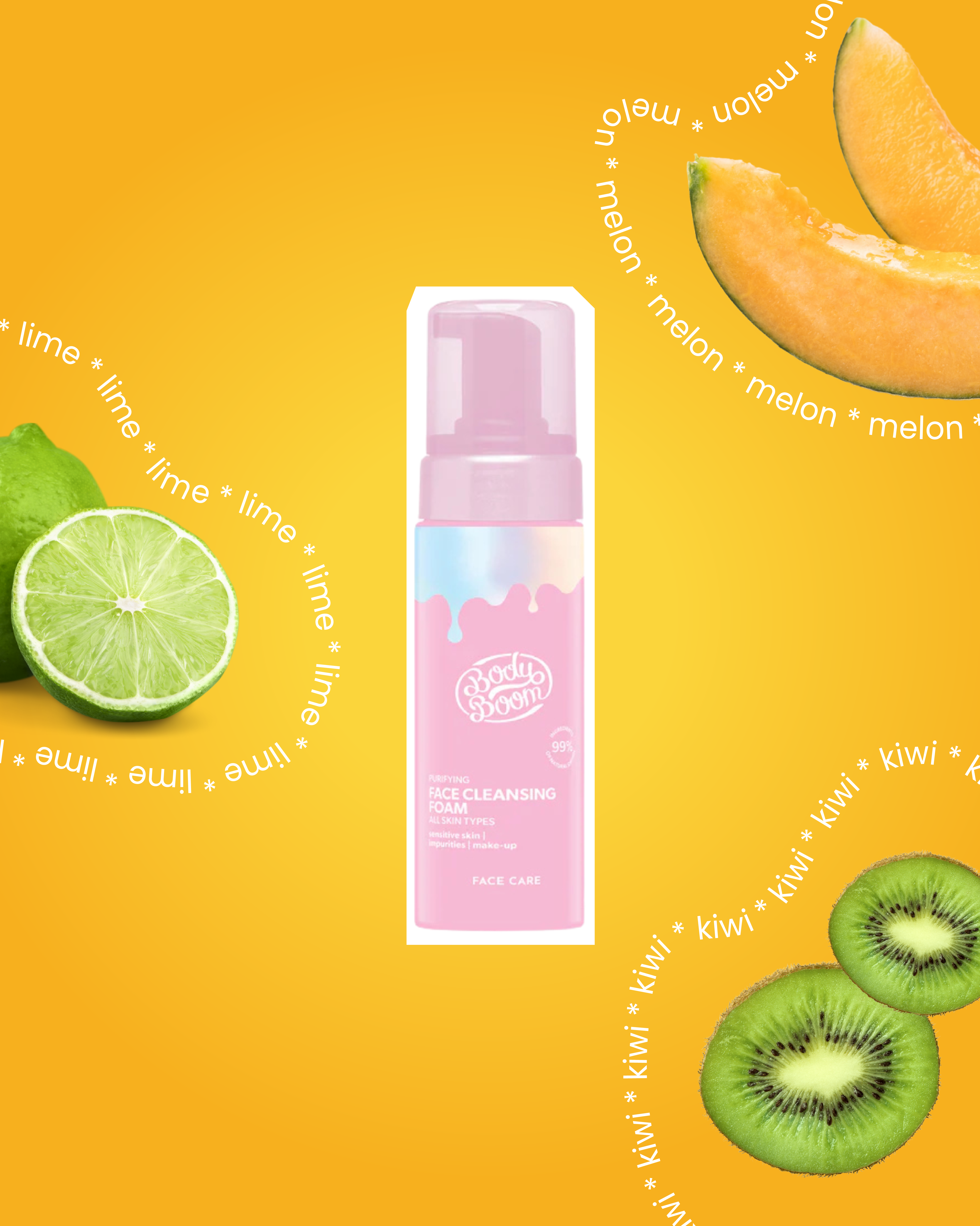 BodyBoom Pink Face Cleansing Foam
