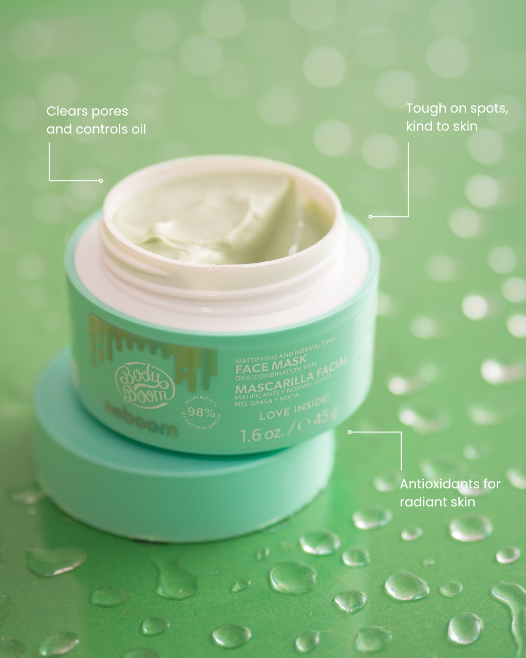 Seboom Mattifying and Normalizing Face Mask