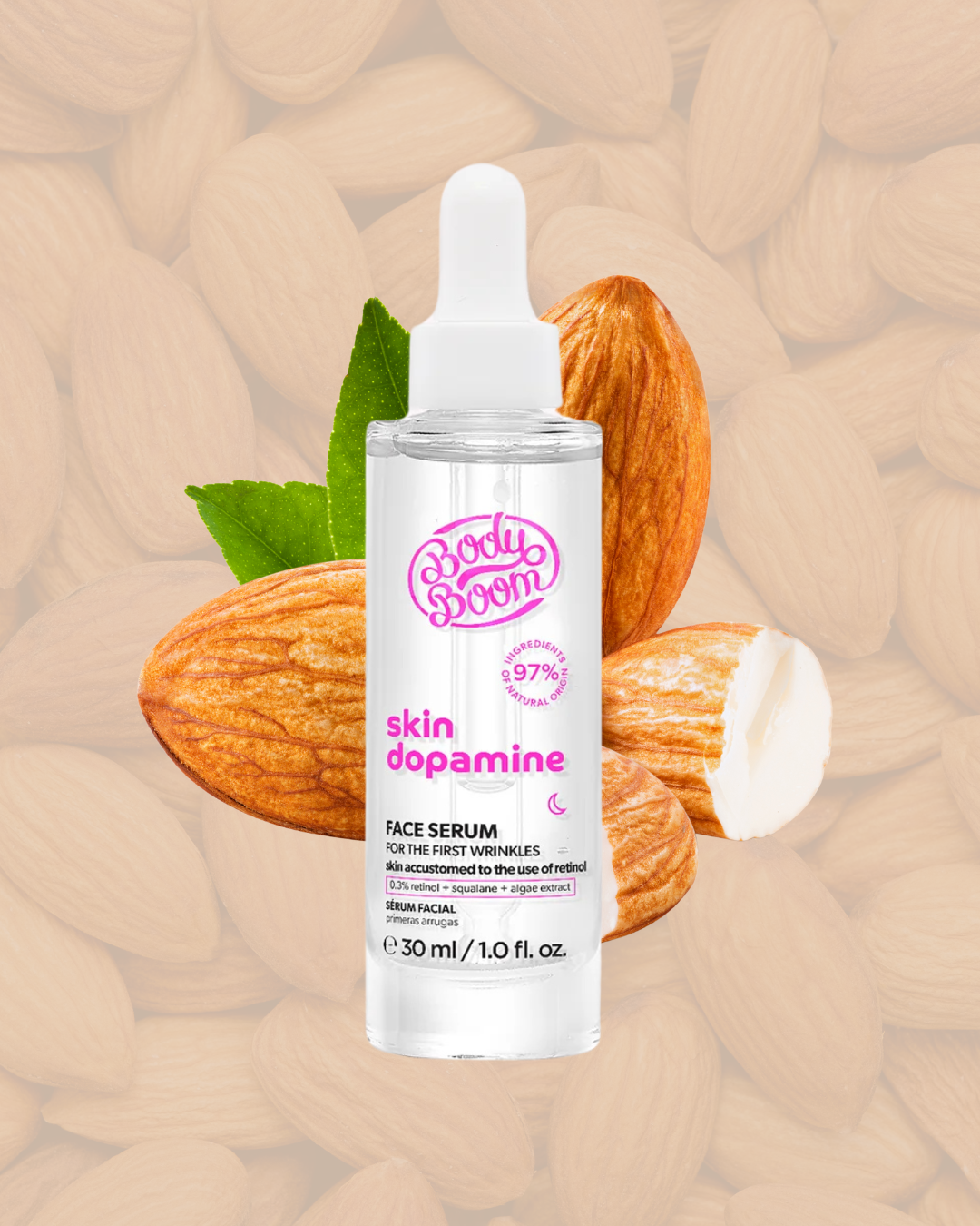 Stimulating Face Serum Against the First Wrinkles