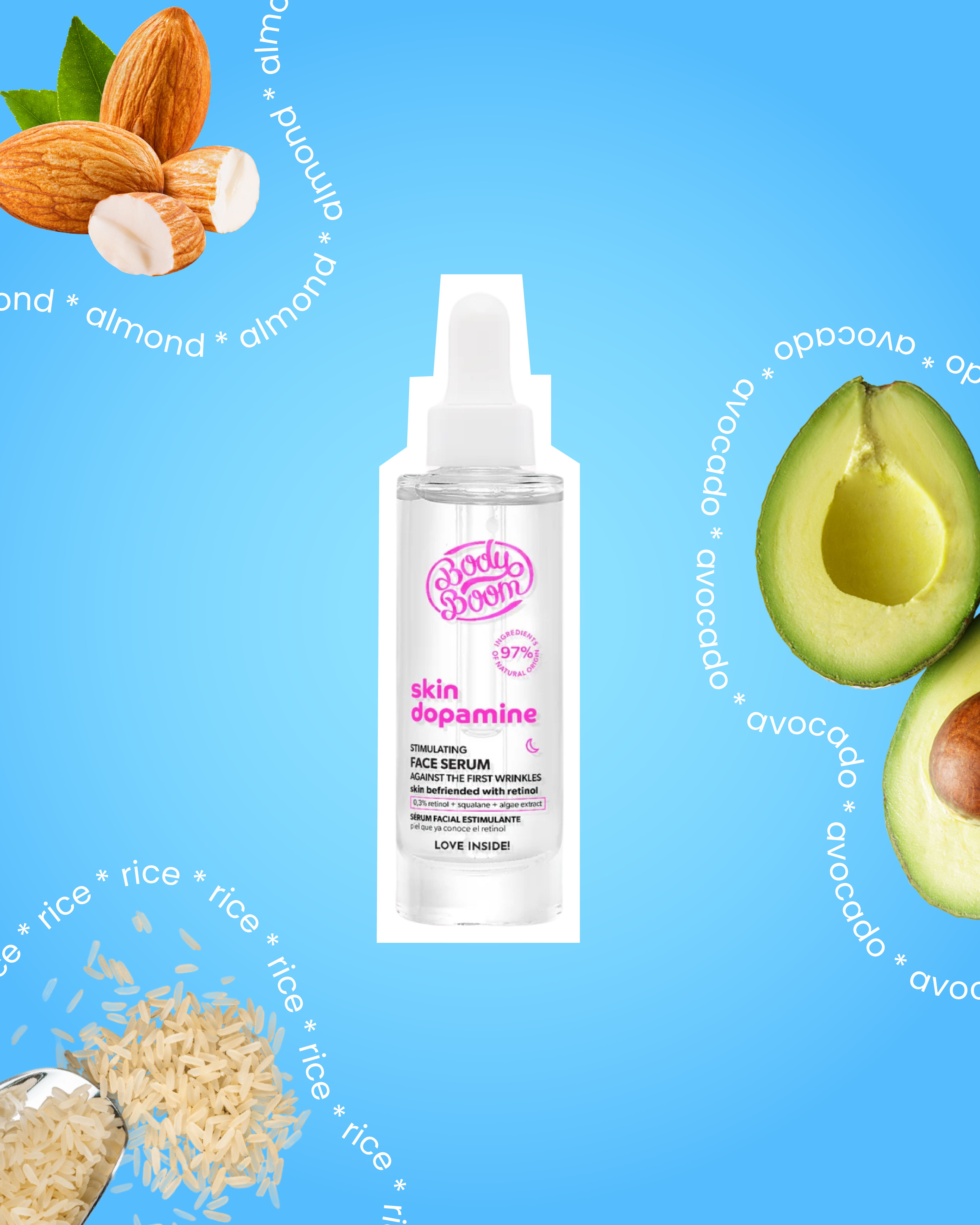 Stimulating Face Serum Against the First Wrinkles