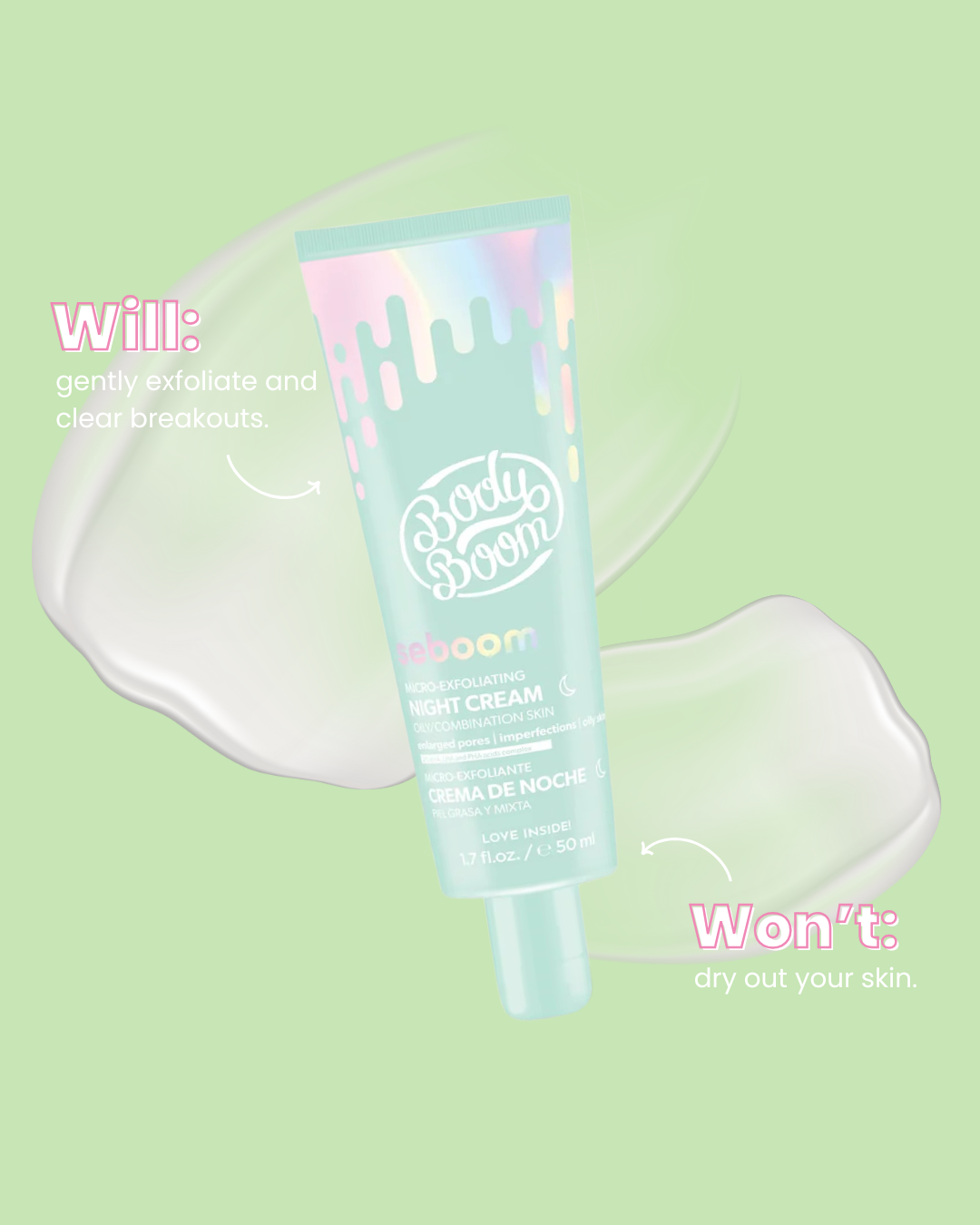 Seboom Micro-Exfoliating Night Cream