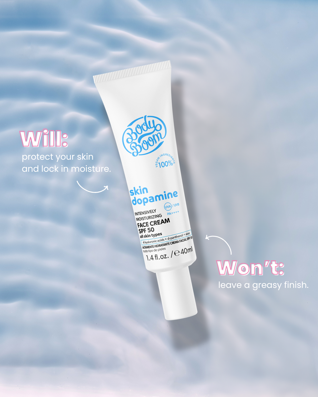 Skin Dopamine Intensely Moisturizing Face Cream with SPF 50