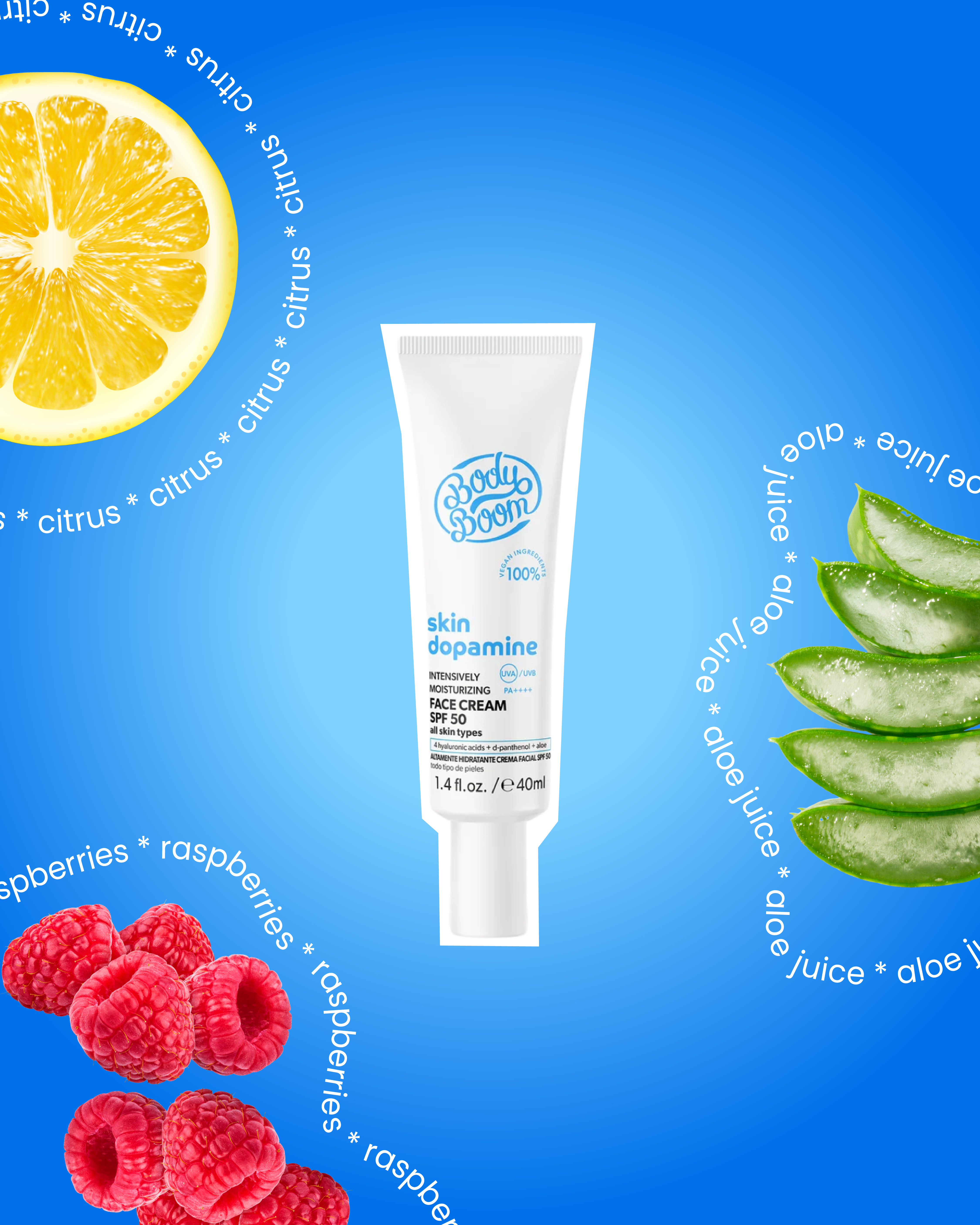 Skin Dopamine Intensely Moisturizing Face Cream with SPF 50