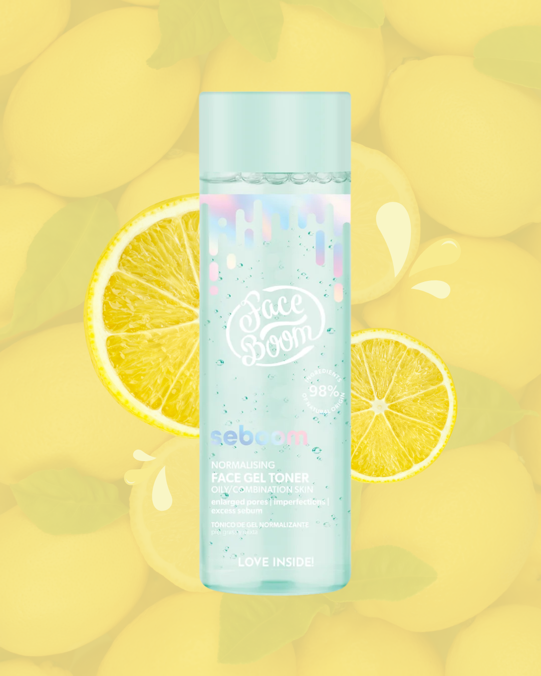 Refreshing Face Gel Toner Oily and Combination Skin.